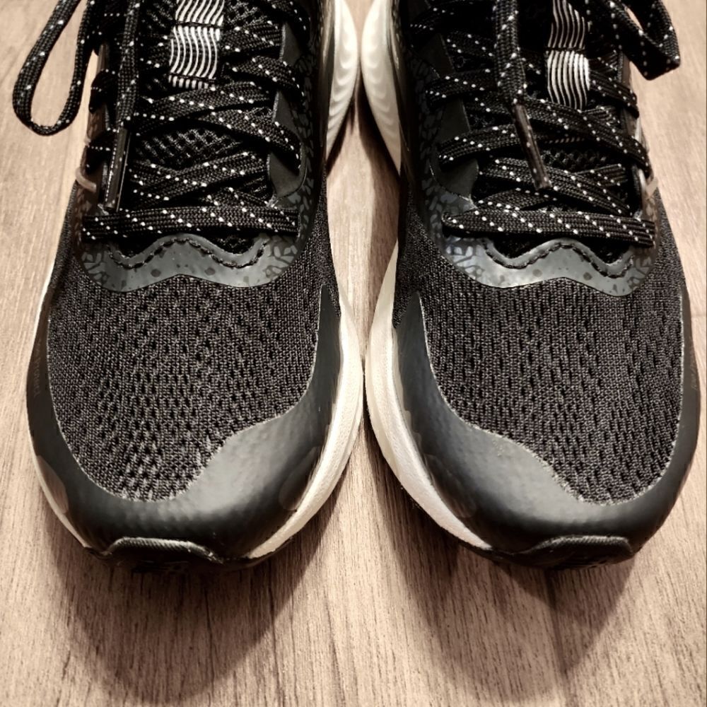 New Balance Black and White Athletic Shoes - Picture 6 of 10